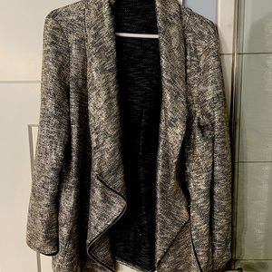 Stella & Dot Rebel Metallic Moto Jacket-XXL